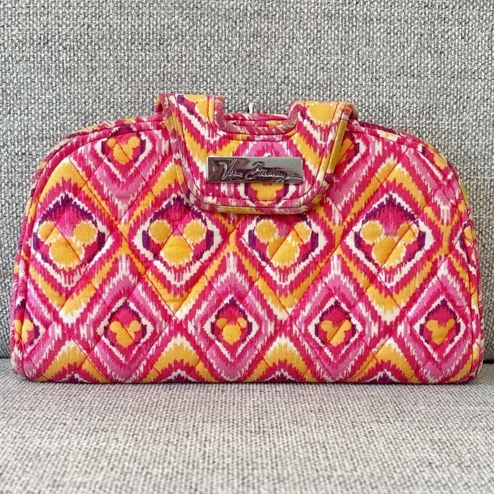 Vera Bradley Disney Bouncing Bouquet Snap n' Kiss Wallet